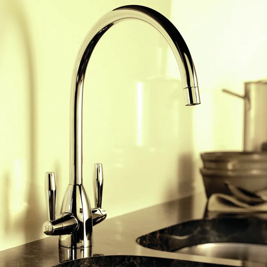 Enzo Mono Double Handle Deck Mounted Sink Mixer