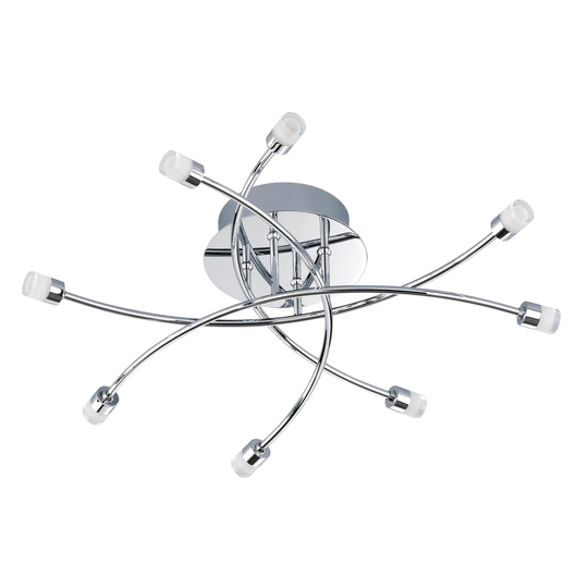 Dungan 8-Light 53cm Semi Flush Mount
