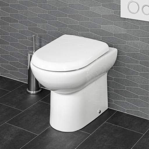Ceramica Saturn Soft Close D-Shape Toilet Seat - Top Fix White