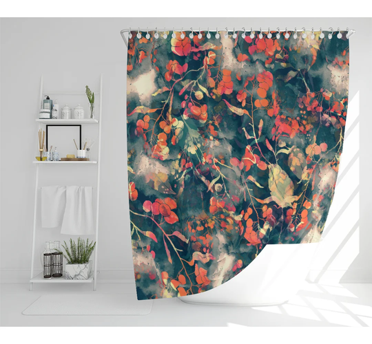Nalston Polyester Shower Curtain Set