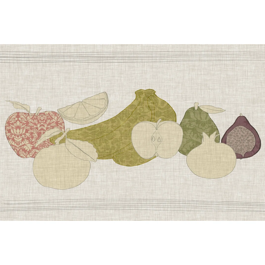 Shape Fruits & Veggies I - Wrapped Canvas Painting