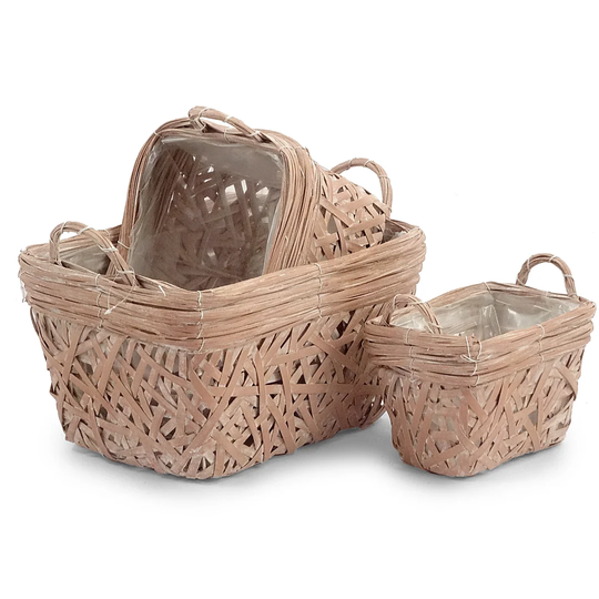 Stonington 3 Piece Wood Planter Box Set