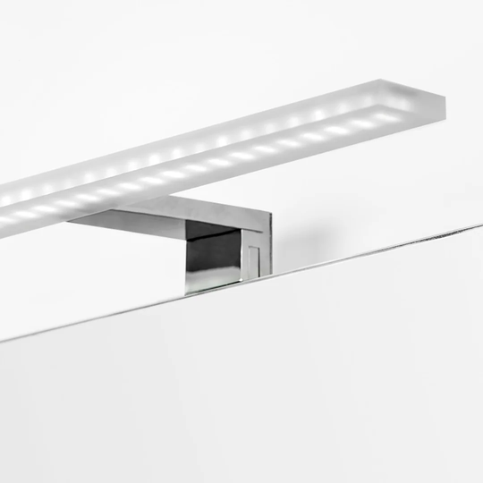 Cisne 1-Light LED Chrome Mirror Light