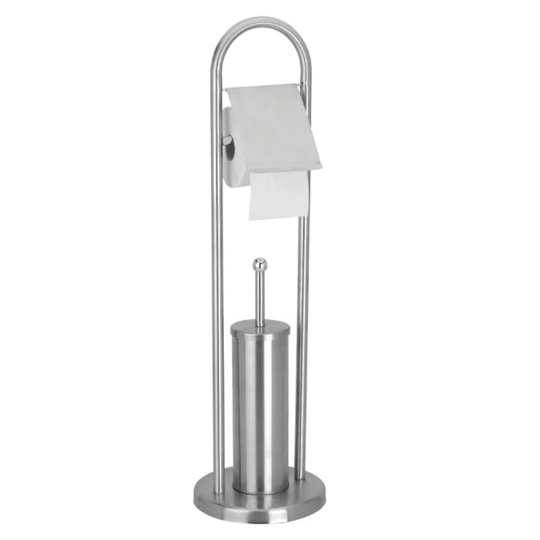 Excellent Houseware Standing Toilet Roll Holder With Toilet Brush 80 Cm