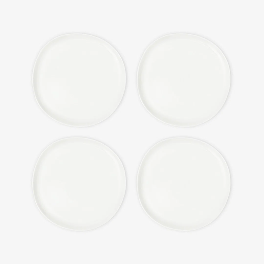 Garde Set Of 4 Side Plates, White, 21 Cm