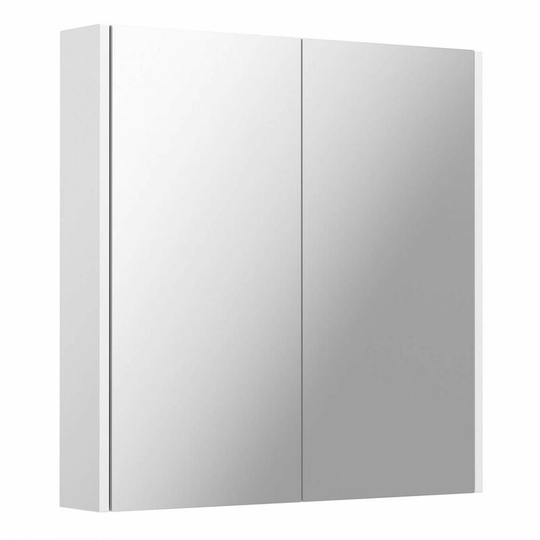 White mirror cabinet 600 x 600mm - White - Clarity