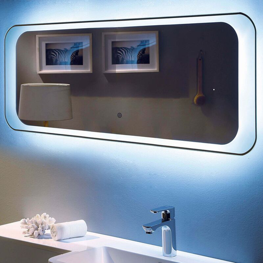 Rak Harmony led Mirrors with Switch and Demister Pad 500mm h x 1200mm w