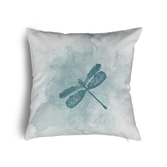 Attar Dragonfly Summer Square Scatter Cushion with Filling