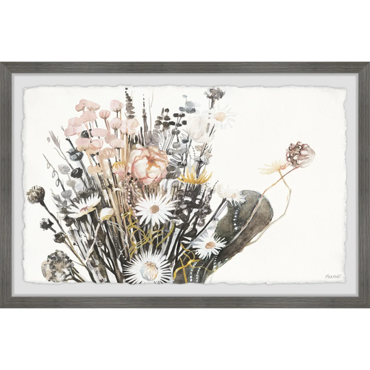 'Flowering Plants' Framed Painting Print