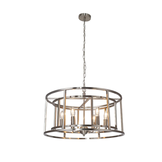 Stillmore 6 - Light Lantern Drum Pendant