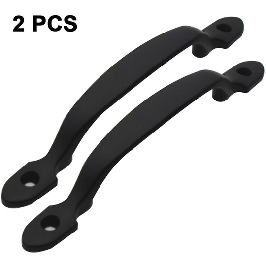 2 Pcs 158mm Pulls Door Pull Handle Metal Kitchen Cabinets Furniture Wardrobe Medicine Handle In Door Hardware Black