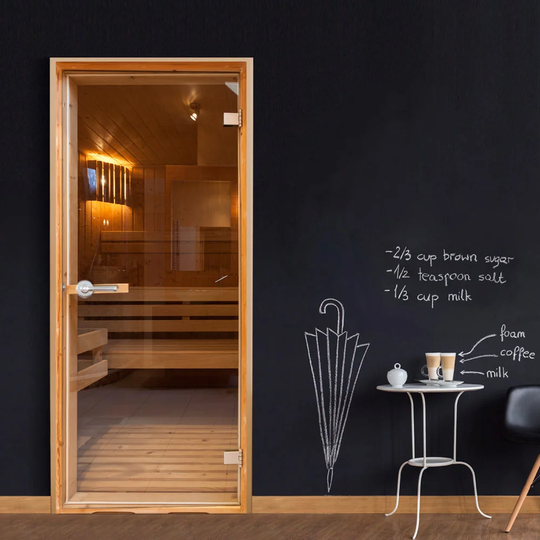 Dixson Sauna Door Wall Mural