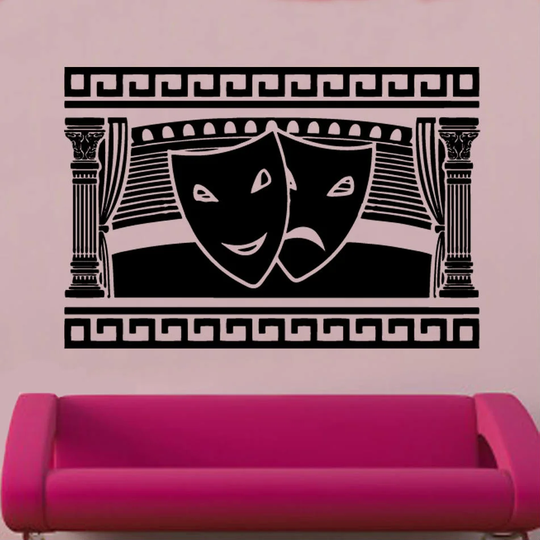 Roman Theatre Decal Vinyl Wall Sticker