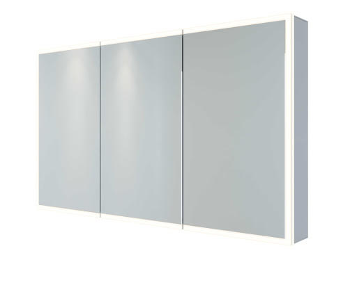 RAK Pisces LED Mirror Cabinet with Demister Pad & Shaver Socket 700x1200mm Mains Power - RAKPSC5003