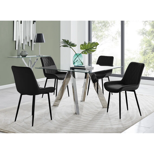 Wanamie 4 - Person Dining Set