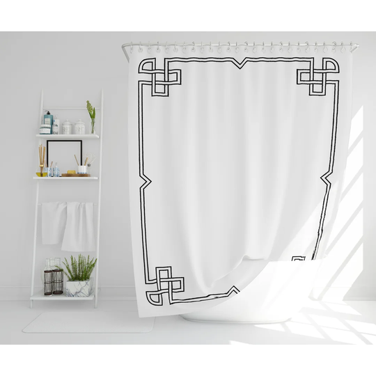 Marcelino Polyester Shower Curtain Set