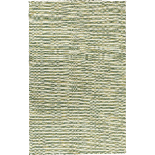 Herault Handmade Kilim Wool Olive Rug