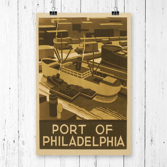 'Vintage WPA Philadelphia' Vintage Advertisement