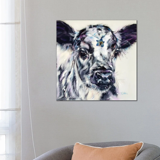 Wonder Moo by Carol Gillan - Painting on Canvas