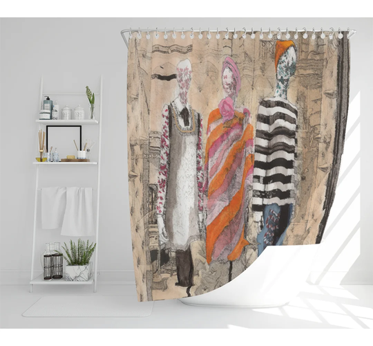 Mifley Polyester Shower Curtain Set