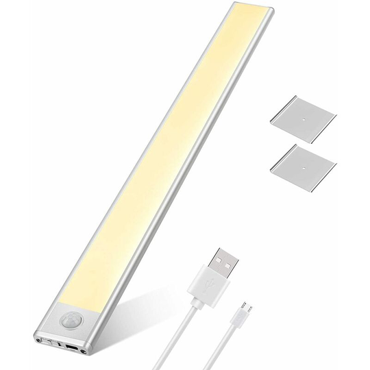 Rechargeable led under cabinet lamp 76 Rechargeable LEDs Cabinet lighting with motion sensor usb battery Cabinet lighting Kitchen lighting Magnetic