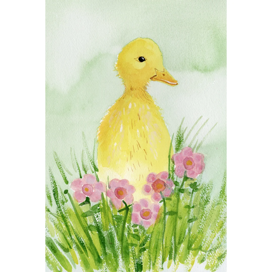 Baby Spring Animals III by Alicia Ludwig - Wrapped Canvas Painting