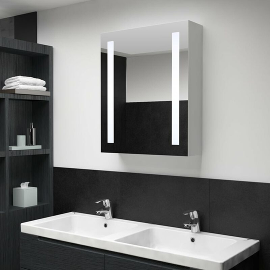Led Bathroom Mirror Cabinet 50x13x70 cm