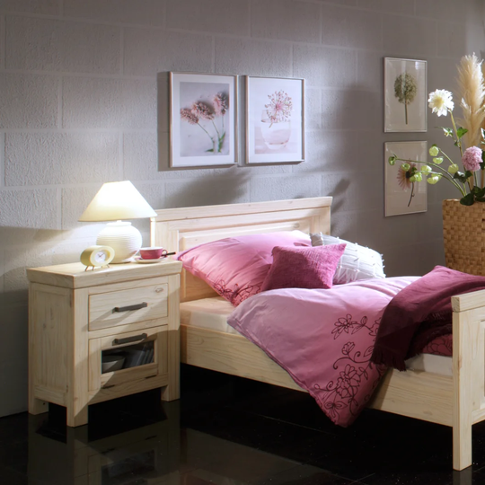 Remerton 1 Drawer Bedside Table