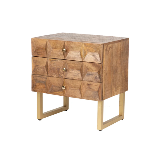 Rehberg Side Table with Storage
