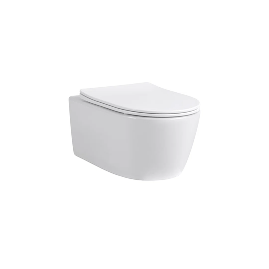 Triche Rimless Wall Hung Toilet with Dual-Flush