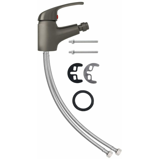 Vidaxl - Bathroom Bidet Mixer Tap Grey 13x12 cm Grey