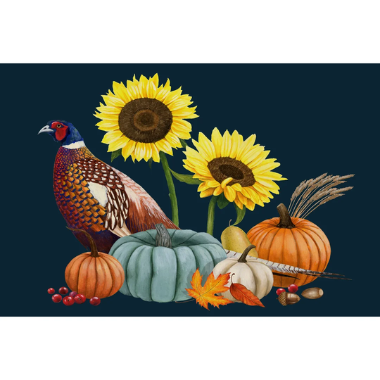 Pheasant Harvest II by Grace Popp - Wrapped Canvas Painting