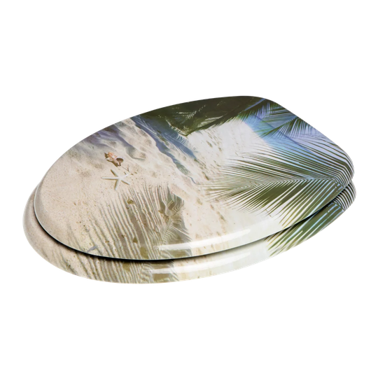 Beach Elongated Toilet Seat