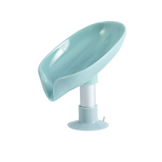 Creative Leaf Drain Bathroom Soap Box Perforated Vollowancy Soap Box Soap Holder Leaf Green Toilet Storage Bracket