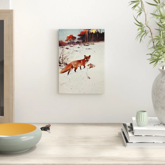 'Vintage Fox' by W Kuhnert Graphic Art