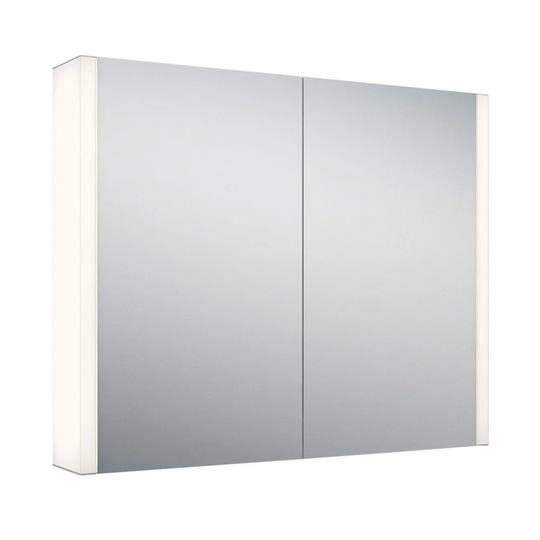 Wealdstone 86cm x 70cm Surface Mount Mirror Cabinet with LED Lighting