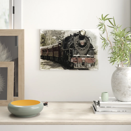 'Vintage Steam Train' Photographic Print