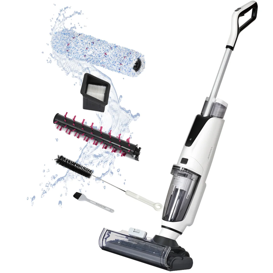 Symple Stuff Jenelle Wet Dry Vac with Self Cleaning / Tangle Free Brushroll
