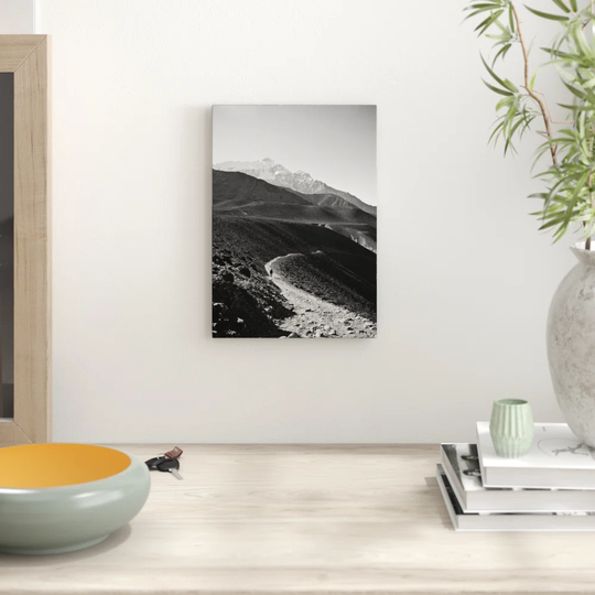 "The View of the Mountain Landscape" Graphic Art