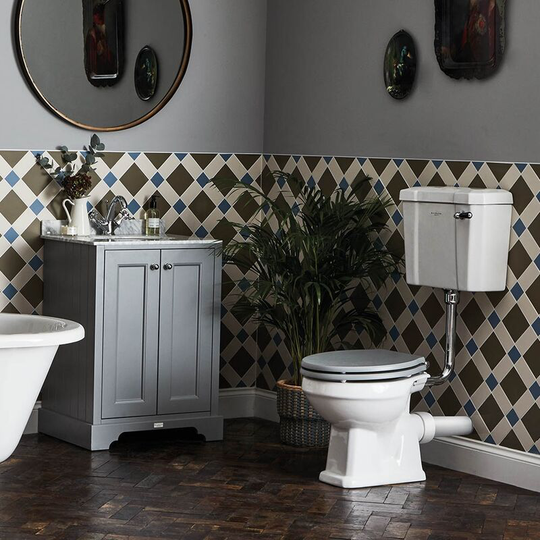 Fitzroy Bathroom Suite with Floor Standing Vanity Unit 600mm - 1TH - Bayswater