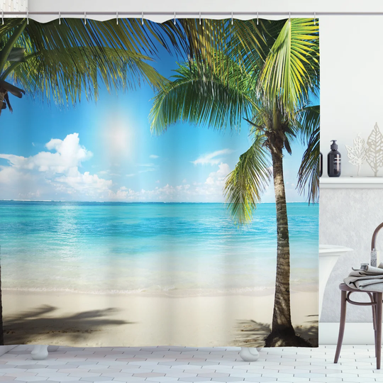 Beverli 13 Piece Polyester Shower Curtain Set