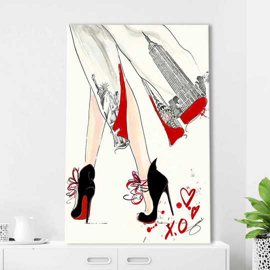 Spring in Nyc by Jodi - Wrapped Canvas Painting