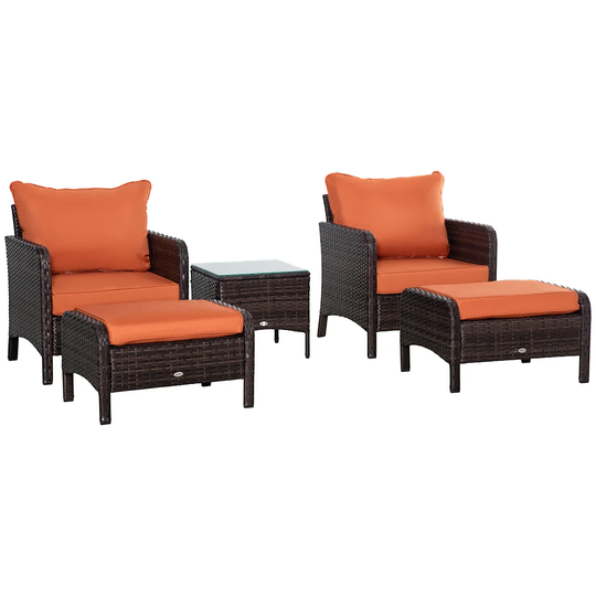 Henriet Rattan Sofa Set