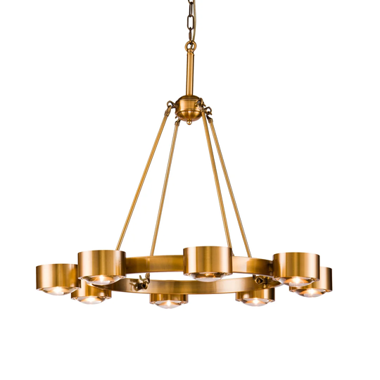 Wolfsberg 8-Light Wagon Wheel Chandelier