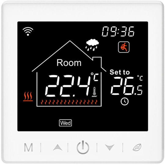 Superseller - Thermostat WIFI/485 Modbus 3.5 Inch lcd Display Intelligent Programmable Thermostat, Boiler 3A - Boiler 3A