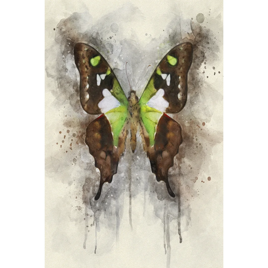 Natural Abstraction I - Wrapped Canvas Painting