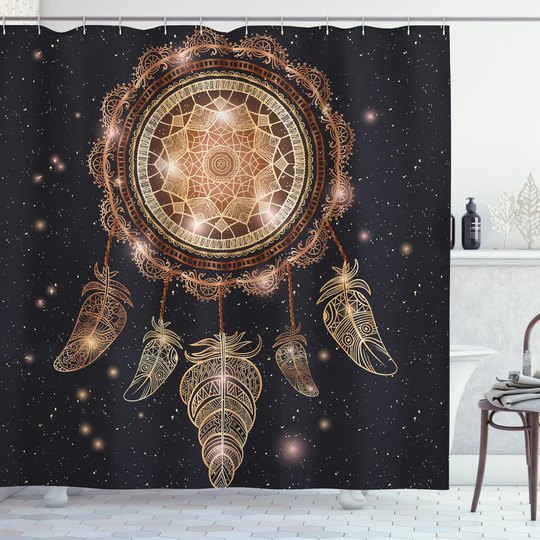 Bakarne Polyester Shower Curtain Set