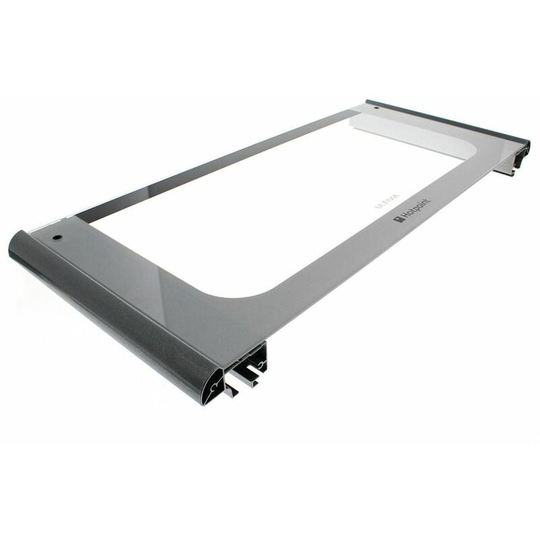 Oven Door Glass Top Ultima Graphite for Hotpoint Cookers and Ovens