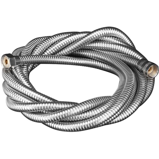 G1/2 Shower Hose Stainless Steel Tube Flexible Extra Long Shower Hose Anti-Kink Bathroom Bidet Sprayer Hose Explosion-proof Handheld Shower Head,