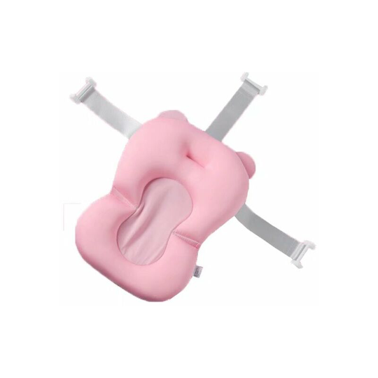 Newborn Baby Bath Artifact Can Sit Lie Baby Mesh Bag Bathtub Bed Universal Bed Non-slip Bath Mat Cherry Pink Sponge Hanging Bath Mat
